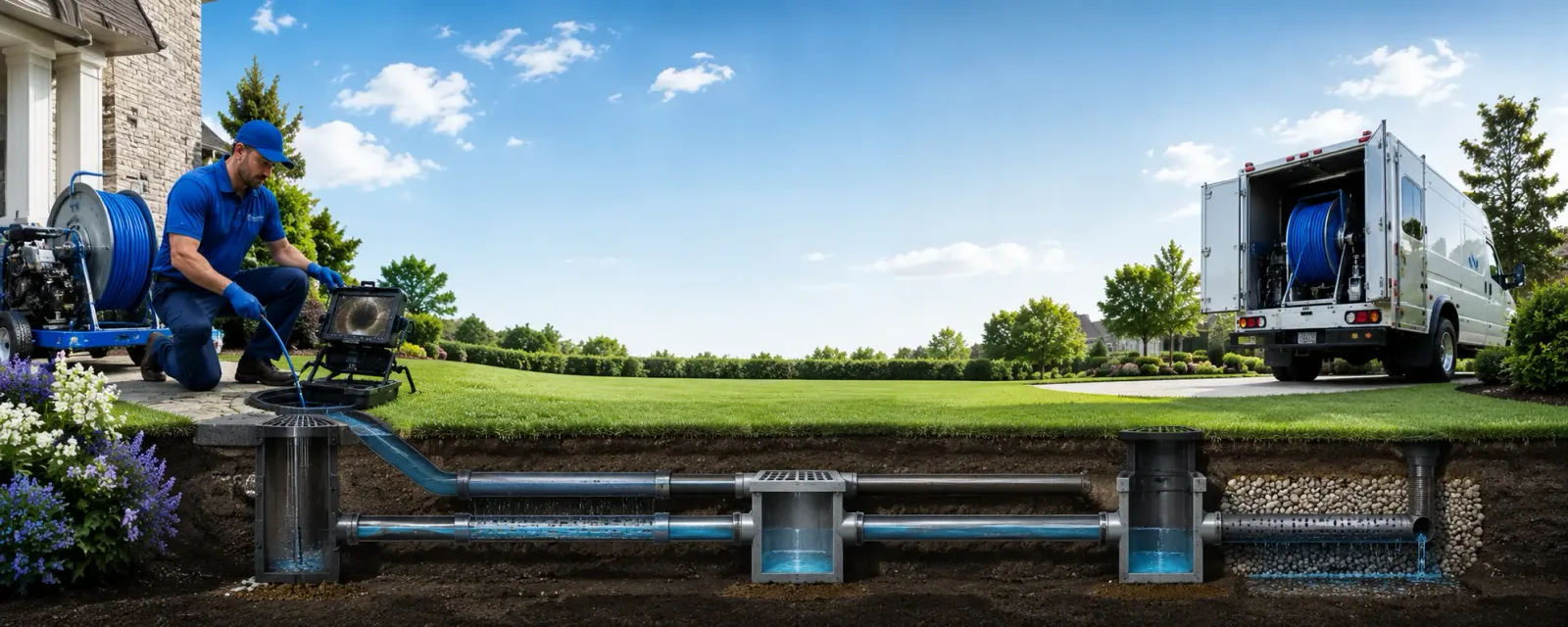 Outdoor drain cleaning information for Floral, AR